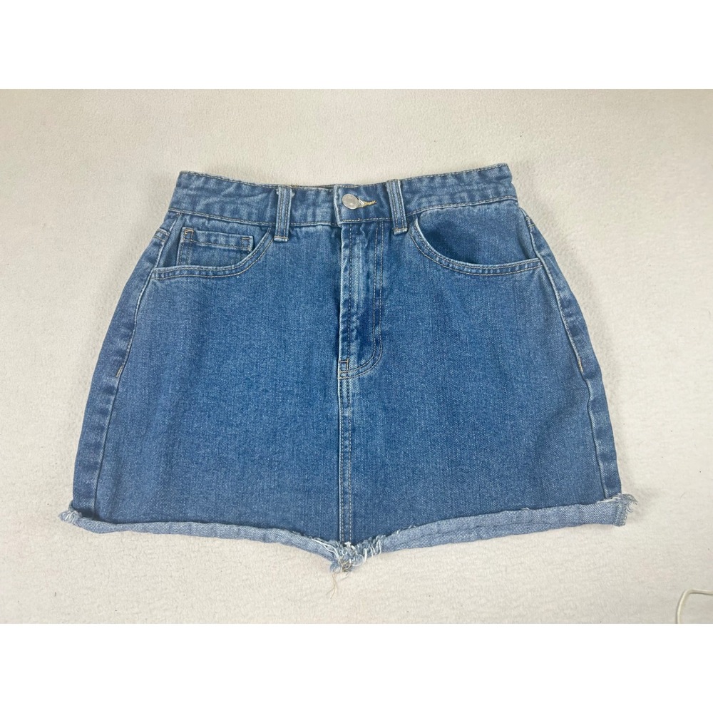Forever 21 Denim‎ Skort Women XS Blue Casual Streetwear